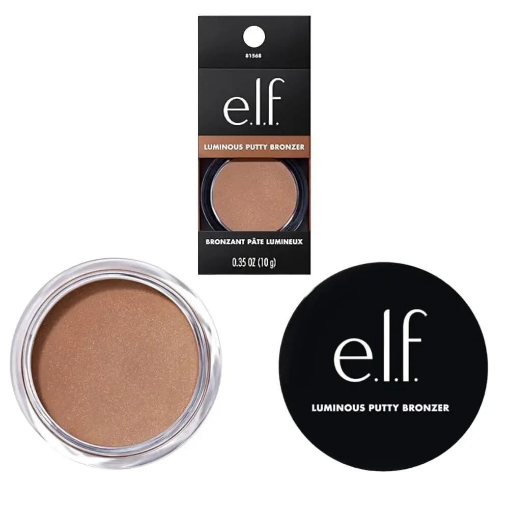 NEW e.l.f. Luminous Putty BRONZER Putty to Powder Radiant Glowing Day Trip Vegan